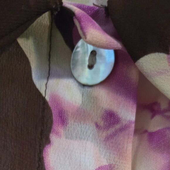 Lovely Pastel Floral Hand Sewn Top - Picture 6 of 8